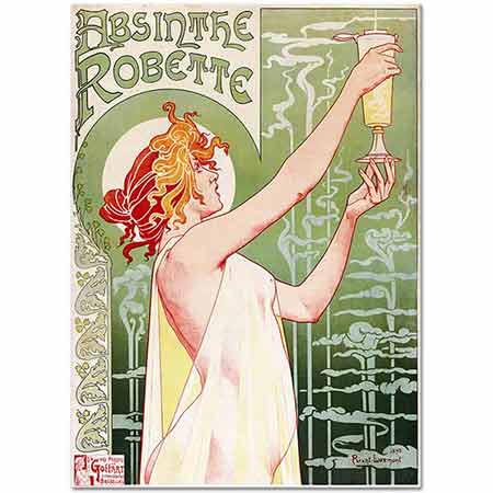 Alphonse Mucha Absinthe Robette