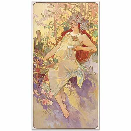 Alphonse Mucha Sonbahar