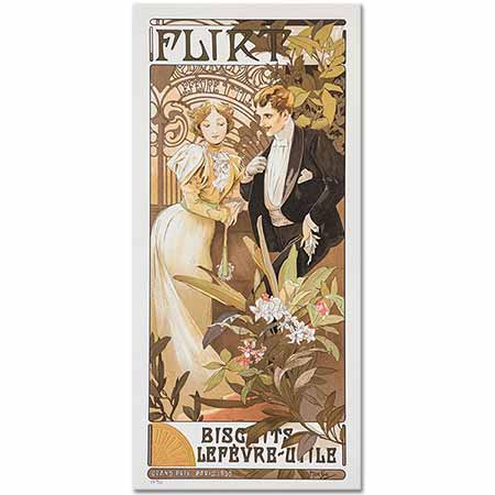 Alphonse Mucha Bisküit Lefevre Utile 02