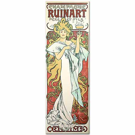 Alphonse Mucha Ruinart Champagne