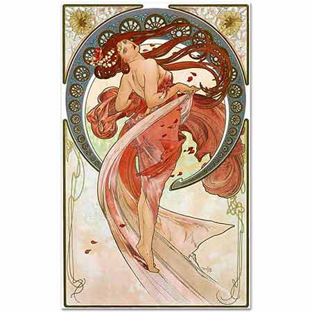 Alphonse Mucha Dans Sanatlar Serisinden