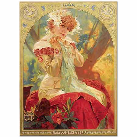 Alphonse Mucha Lefevre Utile