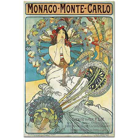 Alphonse Mucha Monaco Monte Carlo
