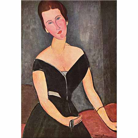 Amedeo Modigliani Bayan van Muyden'in Resmi