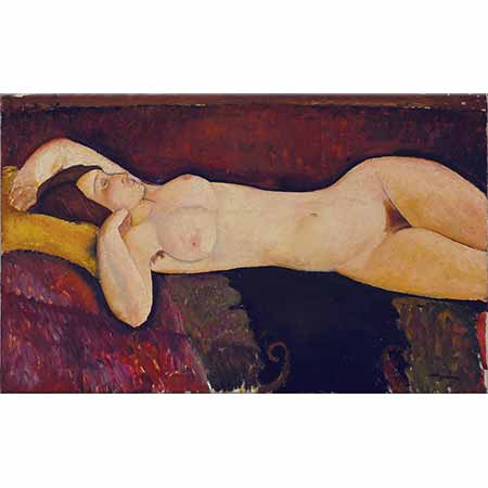 Amedeo Modigliani Sırtüstü Yatan Nü