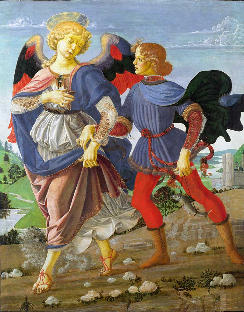 Andrea del Verrocchio Tobias ve Melek