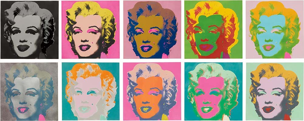 Andy Warhol Marilyn Monroe Set