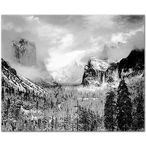 Ansel Adams Dağlar Yosemite