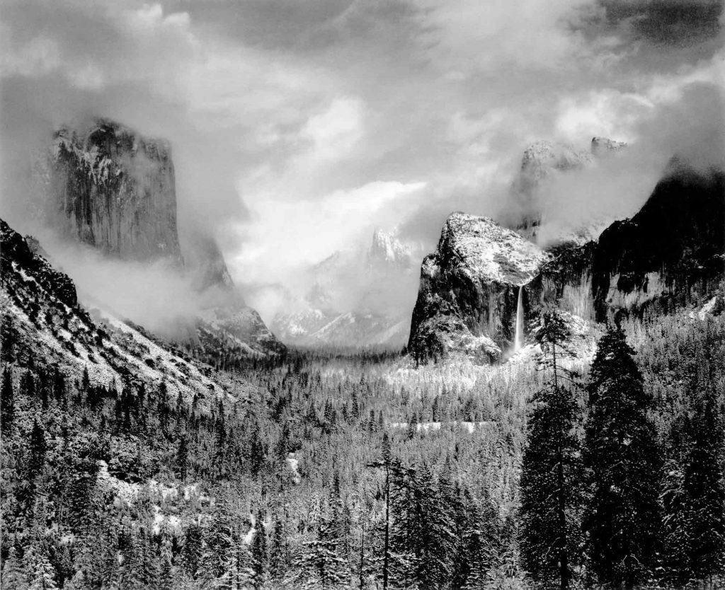 Ansel Adams Dağlar Yosemite