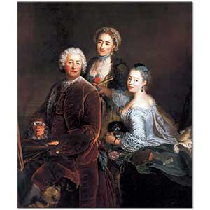 Antoine Pesne Sanatçı ve Kızları