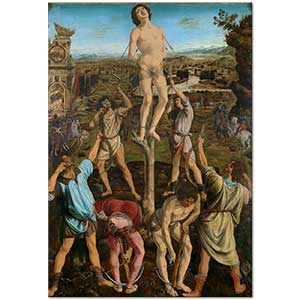 Antonio del Pollaiuolo Saint Sebastian'ın İdamı