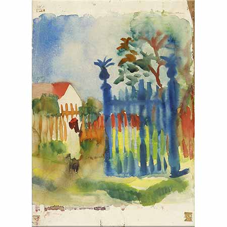 August Macke Bahçe Kapısı