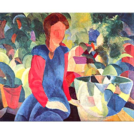 August Macke Balıkçı Kampanası ve Kız