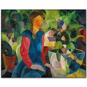 August Macke Balıkçı Kampanası ve Kız