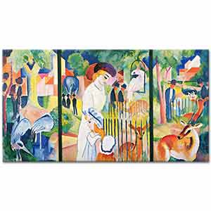 August Macke Büyük Hayvanat Bahçesi