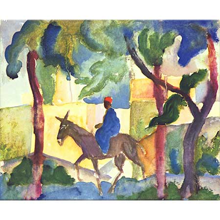 August Macke Eşek Binicisi