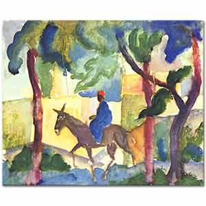 August Macke Eşek Binicisi