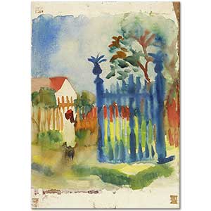August Macke Bahçe Kapısı