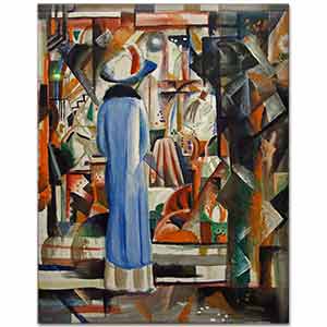 August Macke Büyük Parlak Vitrin