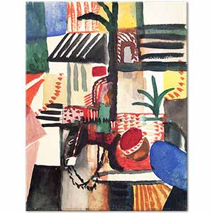 August Macke Eşek ve Adam
