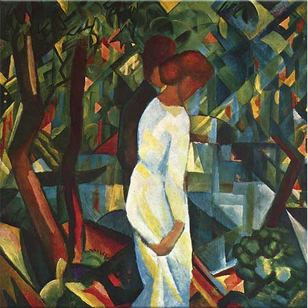 August Macke Ormandaki Çift