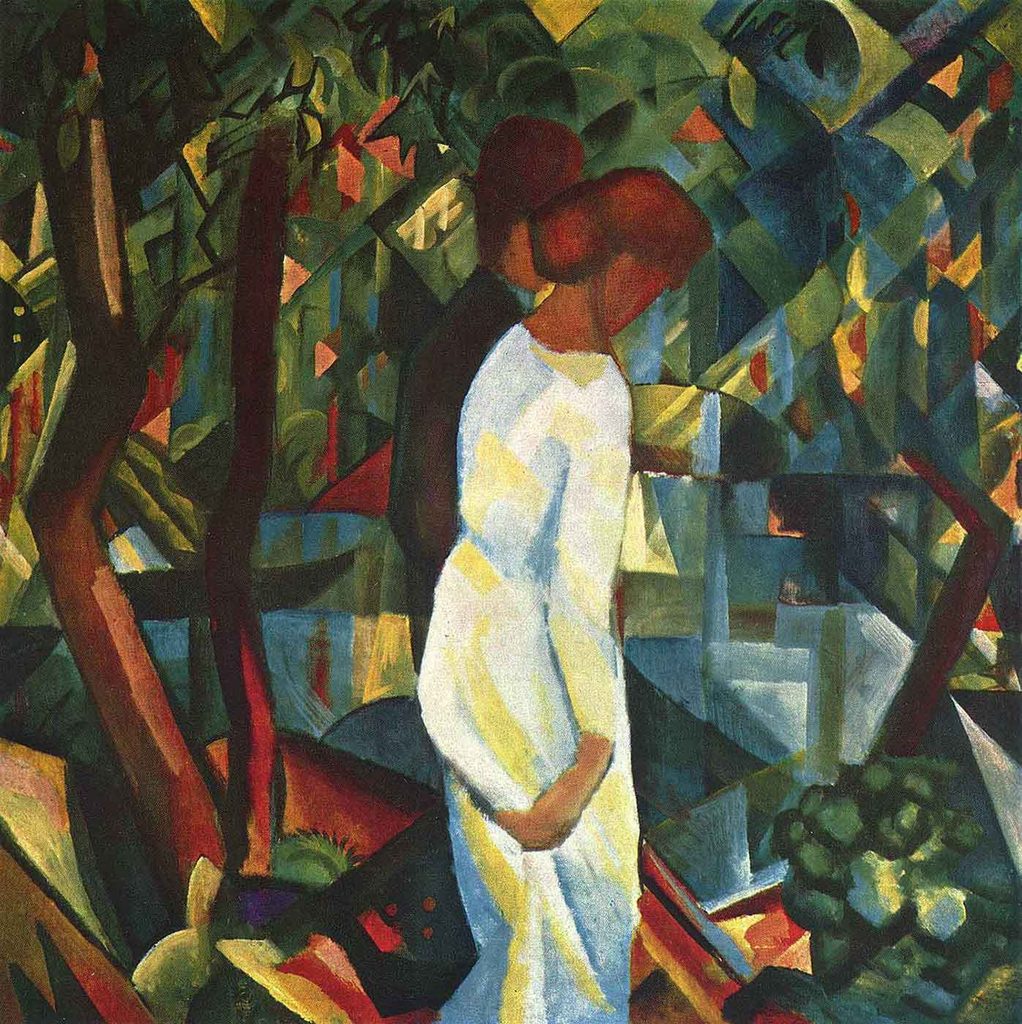 August Macke Ormandaki Çift