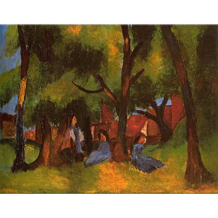 August Macke Parkta Dinlence