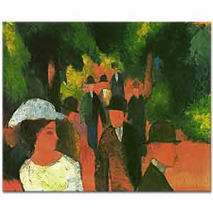 August Macke Parkta Gezinti