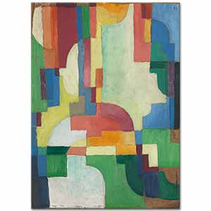August Macke Renkli Formlar