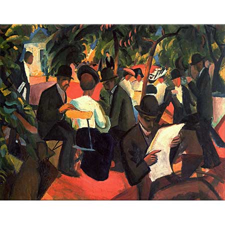 August Macke Restauran Bahçesi