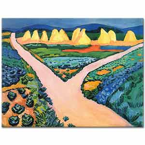 August Macke Sebze Tarlası