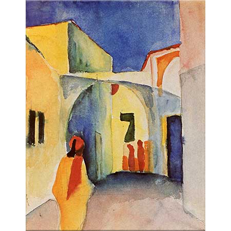 August Macke Sokak Manzarası