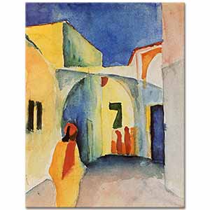 August Macke Sokak Manzarası