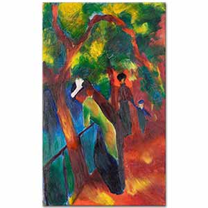 August Macke Güneşli Yol