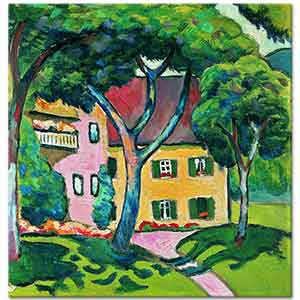 August Macke Tegernsee Staudacher'in Evi