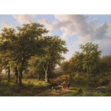 Barend Cornelis Koekkoek Orman Manzarası