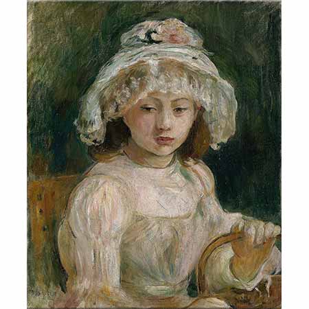 Berthe Morisot Genç Kız Şapkası İle