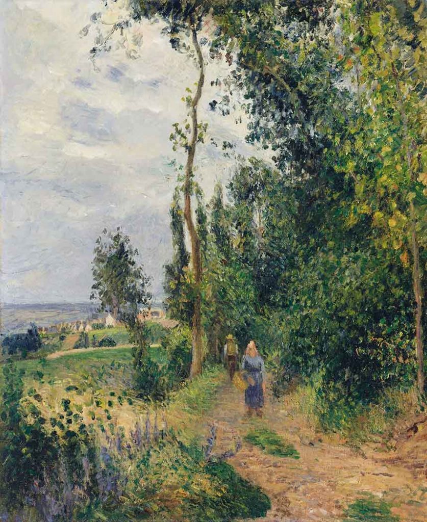 Camille Pissarro Ağaçlı Yol