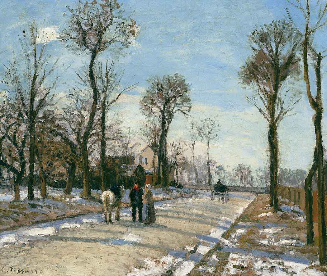 Camille Pissarro Ağaçlıklı Yolda