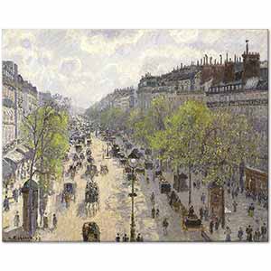 Camille Pissarro Montmartre Bulvarı İlkbahar