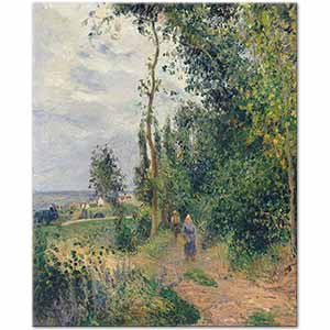 Camille Pissarro Ağaçlı Yol