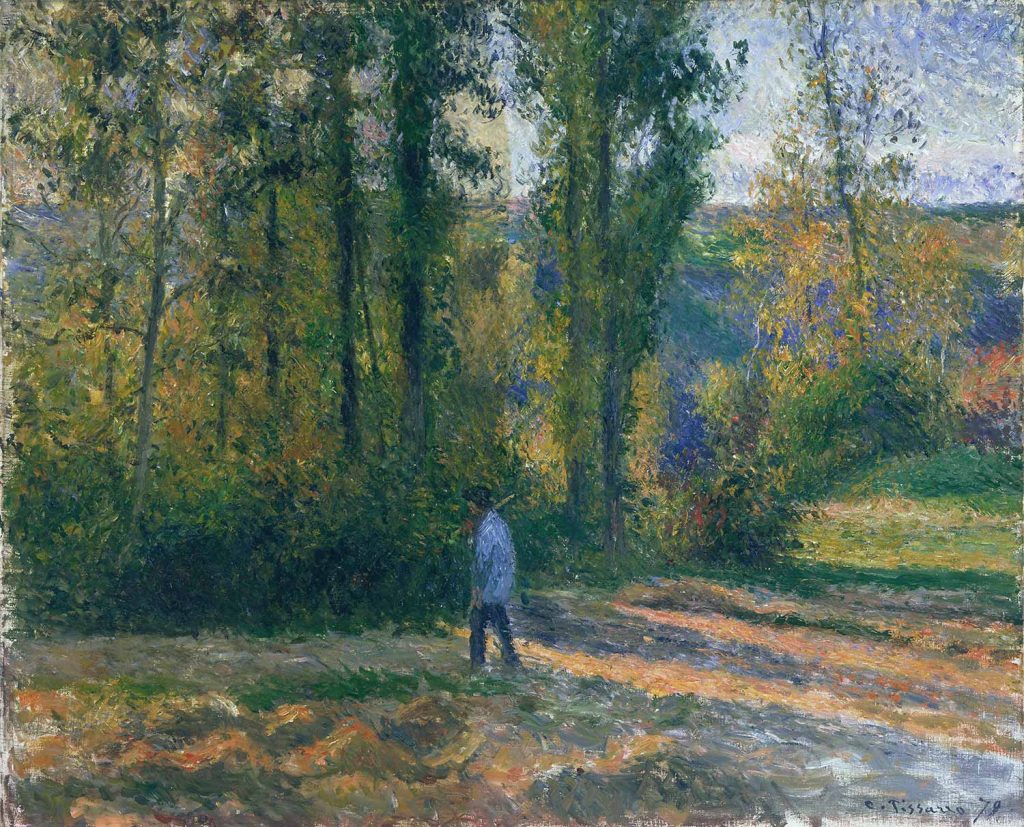 Camille Pissarro Ormandaki Avcı Pontoise