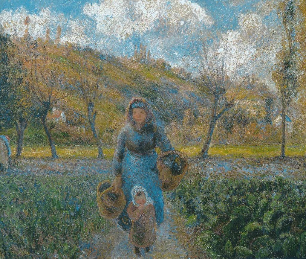 Camille Pissarro Sebze Bahçesinde