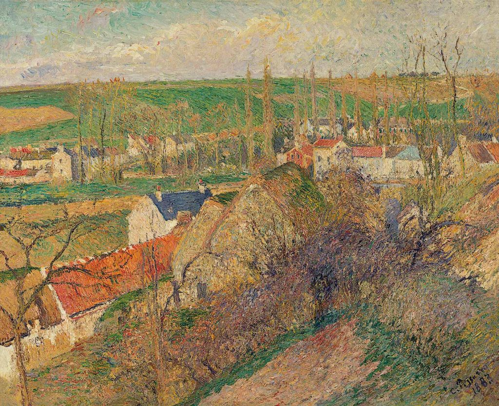 Camille Pissarro Köy Manzarası Osny