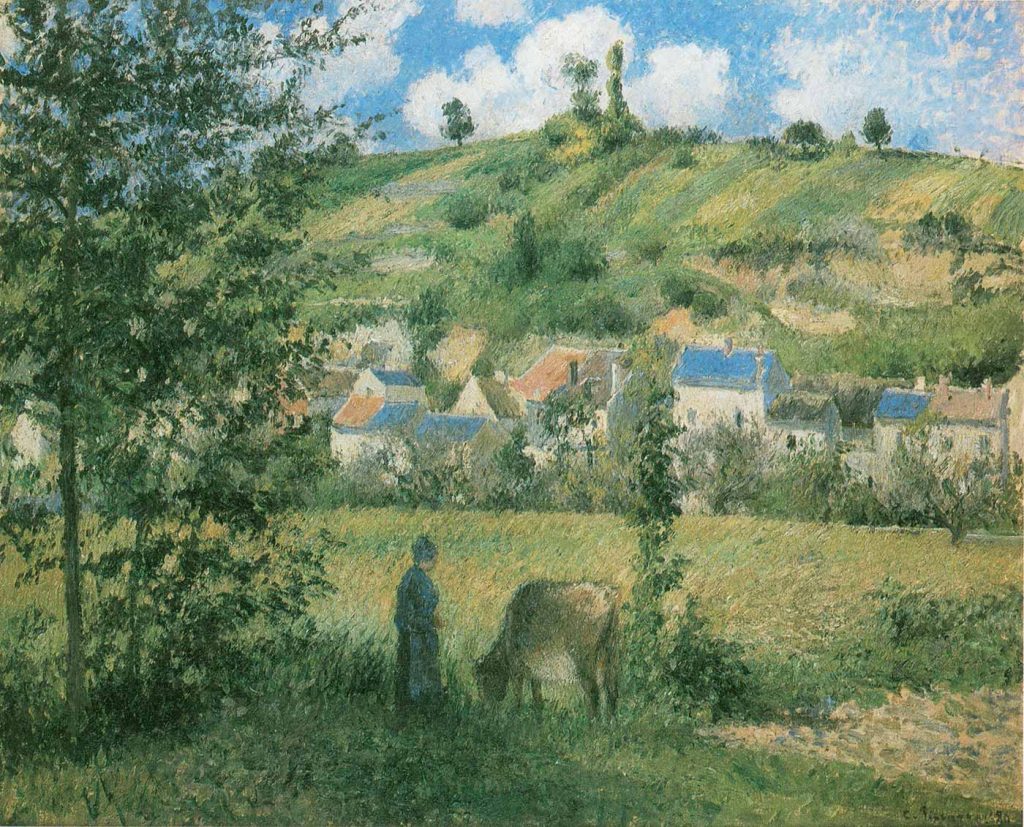 Camille Pissarro Köy Yerinde Chaponval
