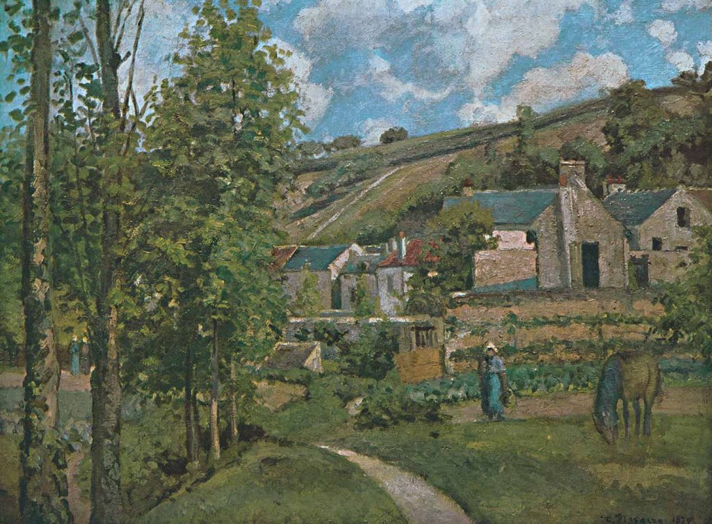 Camille Pissarro Köyde Tarlalar Pontoise