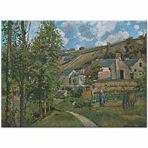 Camille Pissarro Köyde Tarlalar Pontoise