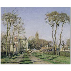 Camille Pissarro Köyün Girişinden Voisins