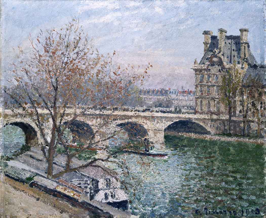 Camille Pissarro Kraliyet Köprüsü Paris