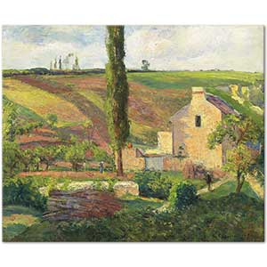 Camille Pissarro Tarlalara Bakış (Mathurins Bölgesi, Pontoise)